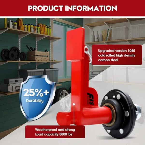 2 Pack Shipping Container Wheels - Image 3